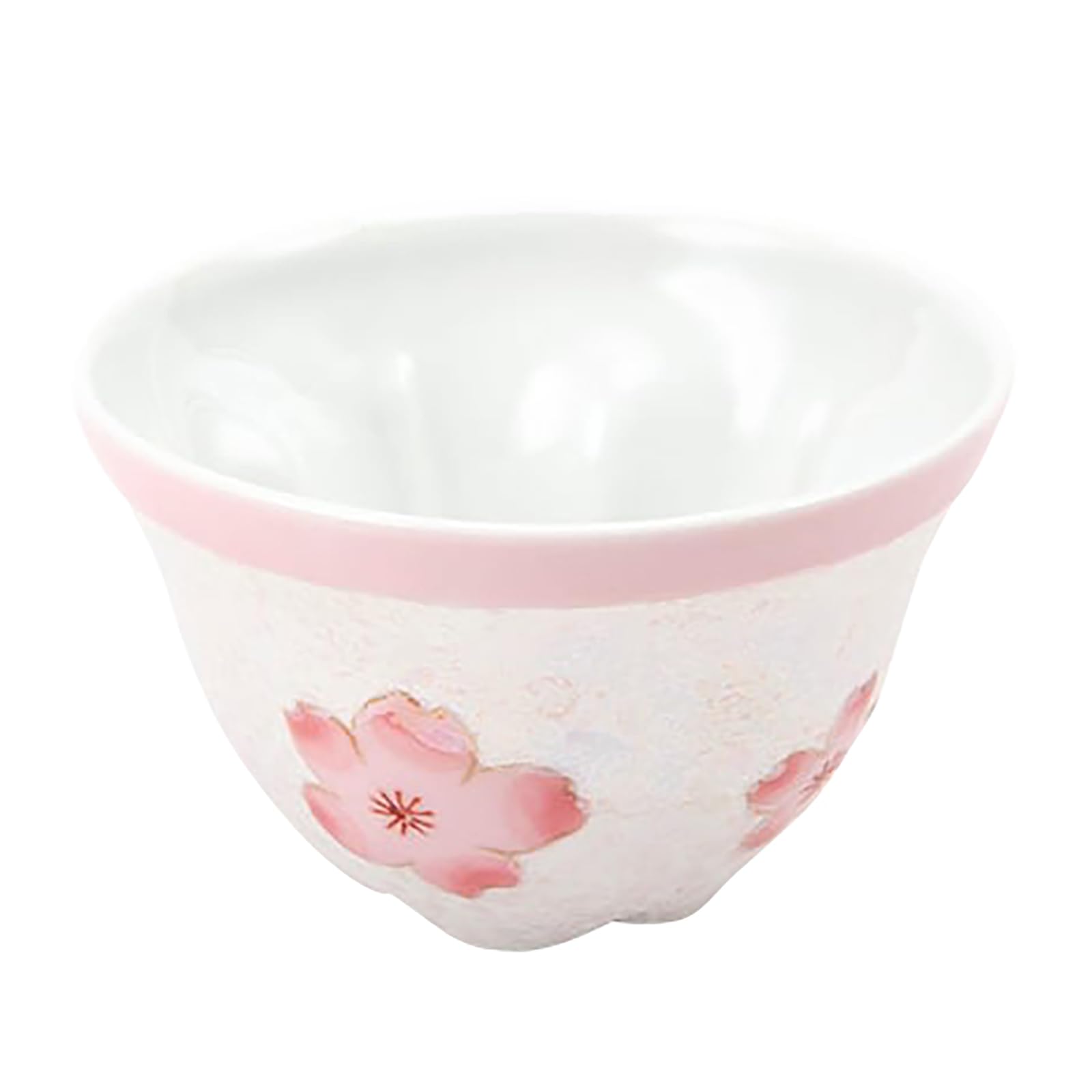 

Arita ware tea bowl rice bowl cherry blossom pink Densei kiln iris cherry blossom cherry sencha bowl hand-painted blossom-shaped розовый