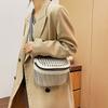 Fashion Tassel Fanny Packs Crossbody Bag Women's Chest Bags PU Leather Waist Sling Phone Pouch with Adjustable Strap