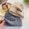 Hat Female Autumn and Winter New Ear Protection Wool Hat Red Face Small Warm Knitted Hat Big Head Circumference Cold Hat Male