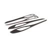 ABS Carbon Fiber For Alfa Romeo Stelvio 2017 2018   Car Interior Door Panel Trim Decor Strips Car Accessories