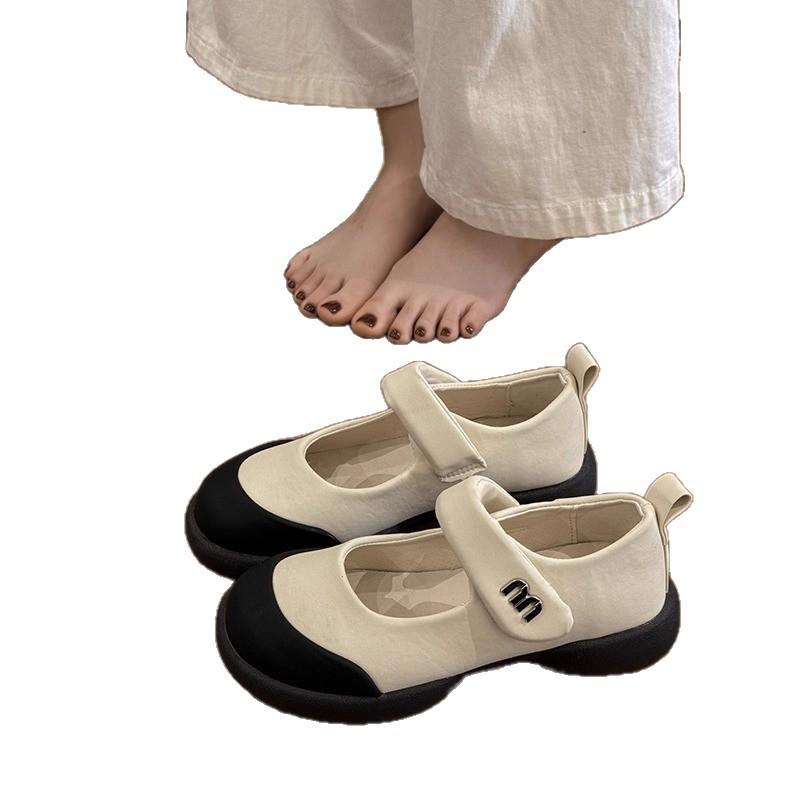 Mary Jane shoes women's 2025 gentle summer outer wear new grandma shoes soft sole shallow mouth single shoes round head non-slip