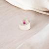 Pink Rubellite Gemstone 925 Sterling Silver Jewelry Handmade Designer Ring Gift RR-63-1