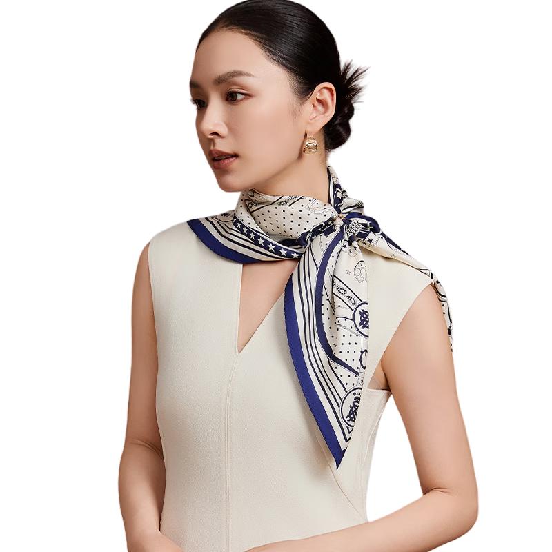

Shanghai Story 100% Mulberry Silk Scarf 65*65cm