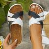 Fashion Plus Size 43 Women Wedge Sandals Premium Orthopedic Open Toe Sandals Vintage Anti-slip Leather Casual National Style Shoes Women