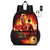 ONE PIECE Monkey D. Luffy 18.5inch Knapsack Animated Child Schoolbags for Boys Girls,Durable & Light Weight Bags for Pupil