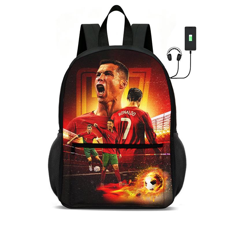 ONE PIECE Monkey D. Luffy 18.5inch Knapsack Animated Child Schoolbags for Boys Girls,Durable & Light Weight Bags for Pupil