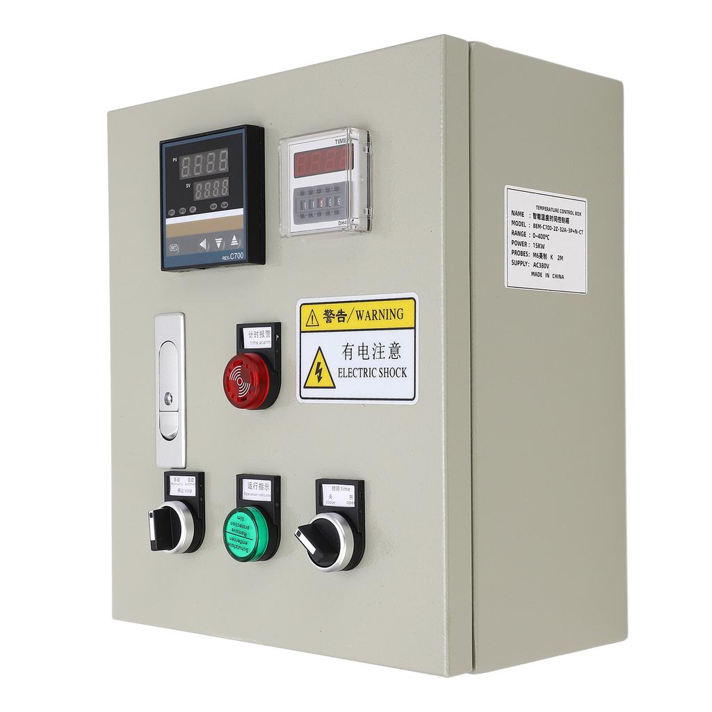 PID Temperature Controller Thermostat Box 3 Phase 15KW High Accuracy Digital Display Smart Temp