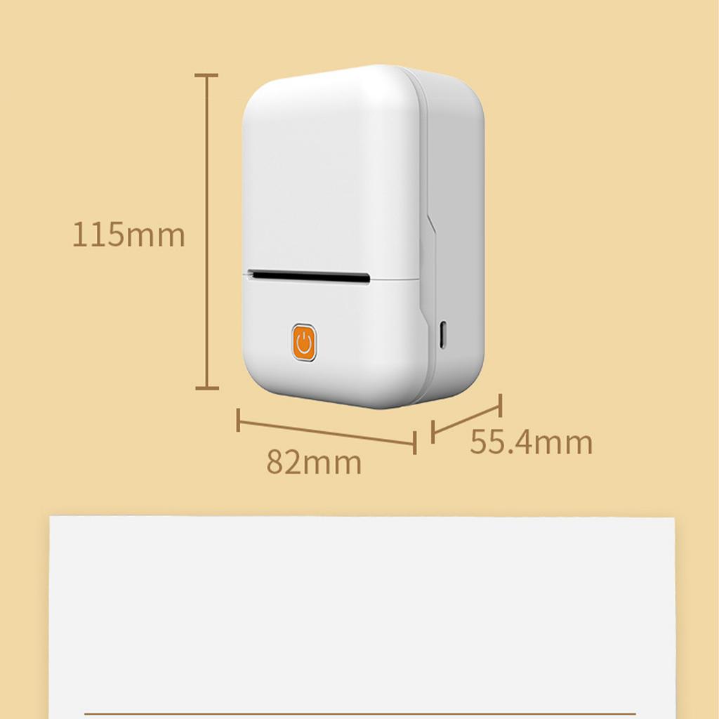 Thermal Label Printer Home Wireless Bluetooth Portable Self-adhesive Barcode Printer