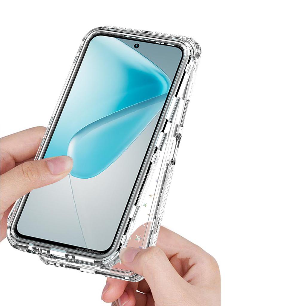 For Infinix Hot 50 Pro+ 4G Case Precise Cutouts Acrylic TPU Clear Phone Cover with Laser-printed Film