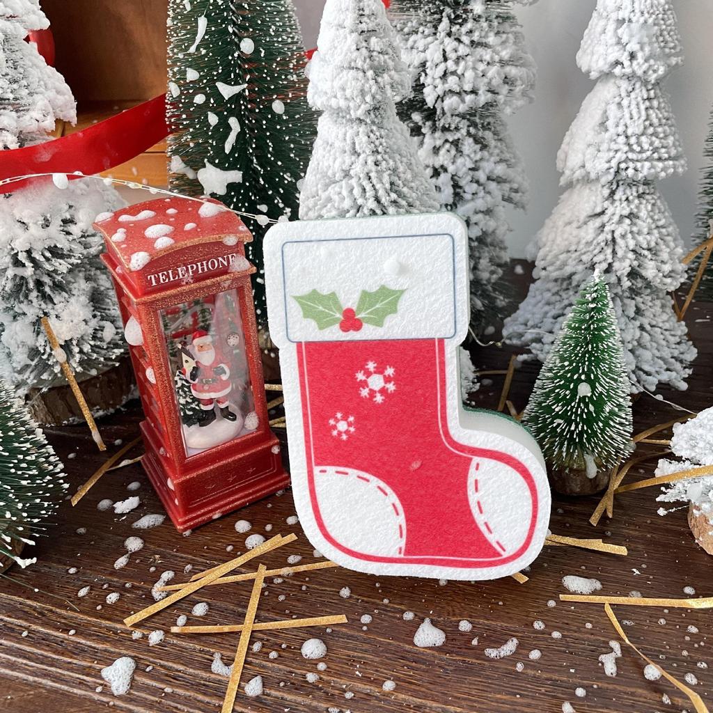 Christmas Festival Small Plush Doll Keychain with Hand Towel Headgear