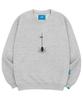Ellamo Fleece-Lined Medium Cut-Down Sweatshirt Unisex Big Sizes S~4Xl