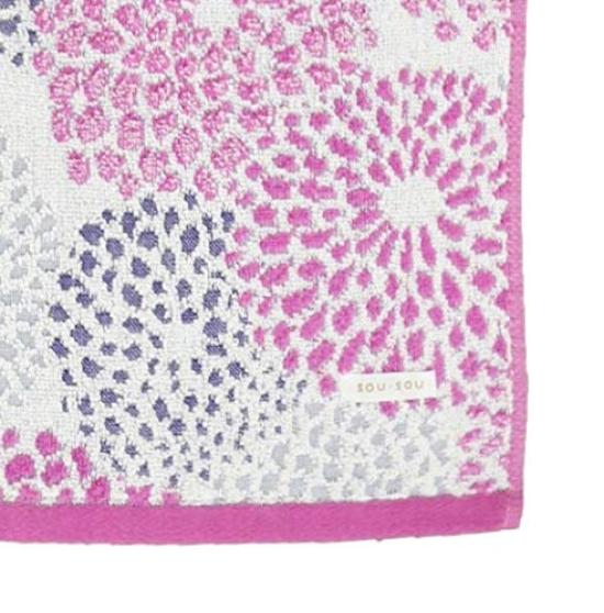 Marushin Bath Chrysanthemum Made In Imabari Certified 6165001100 SOU SOU Towel, 60x120cm, Design, Japan, Towel,