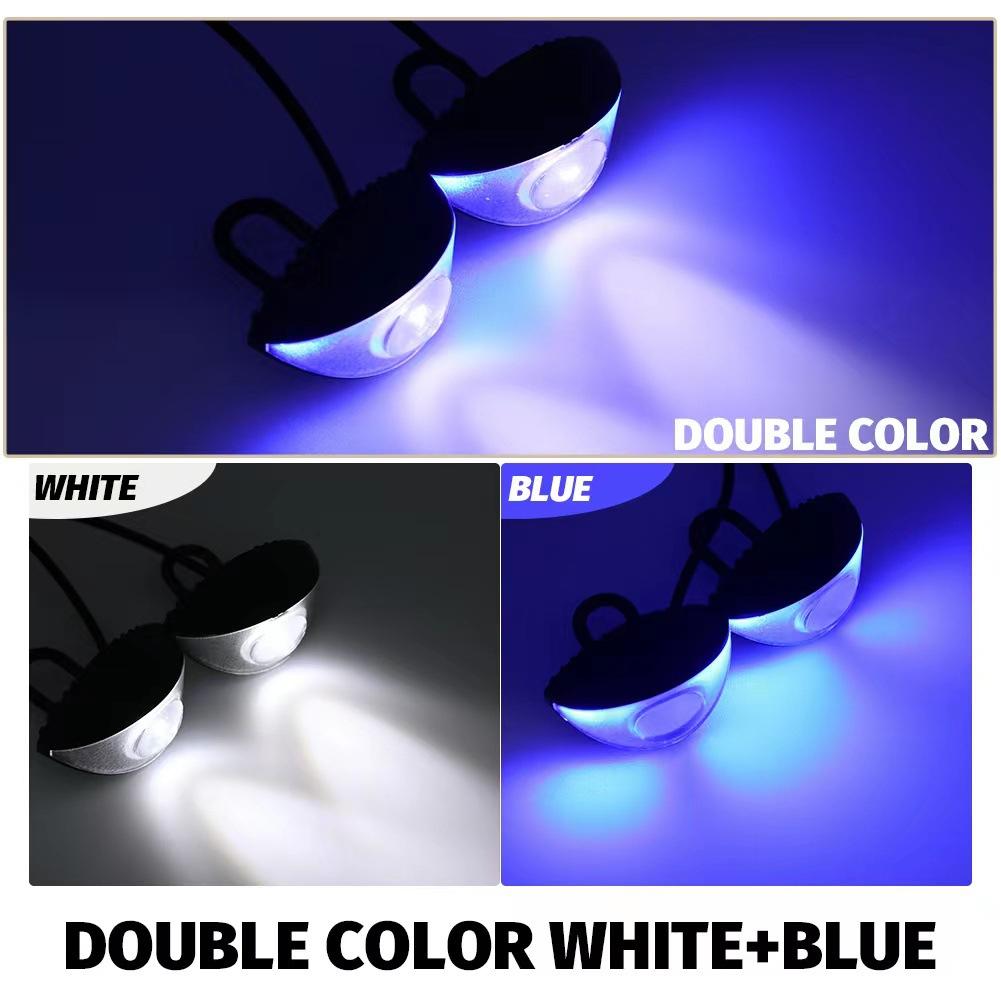 Universal Pair Motorcycle Rearview Mirror LED Eagle Lights Electric Bike Turn Signal Brake Light Headlight Strobe Light