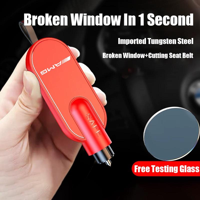 NRZV5 Car Safety Hammer Window Breaker EscapeTools Seat Belt Cutter Accessories Car Decal For Mercedes Benz AMG W214 W205 W204 W206 W2