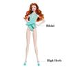 New Handmade 30Cm Doll Clothes Candy-Colored Female Swimsuit Bikini For Dolls /Supermode Dolls Accessories Girl Toys