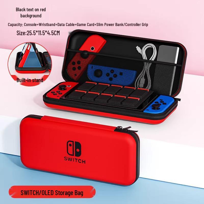 Switch OLED Protective Hard Shell Storage Case for Console and Accessories