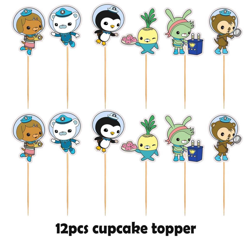 Octonauts Kids Birthday Party Supplies Decor Balloon Cup Plate Banner Tableware**