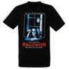 Halloween Movie Poster The Trick Is To Stay Alive Horror Unisexs Tshirt Black