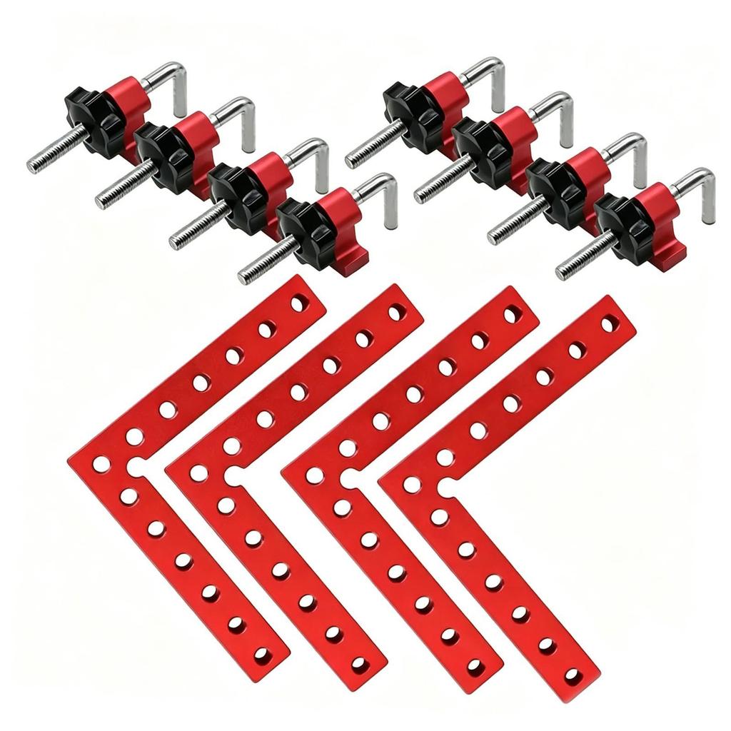 Corner Clamps Functional Versatile L Shaped Square Tool for Assembling Boxes 120mm