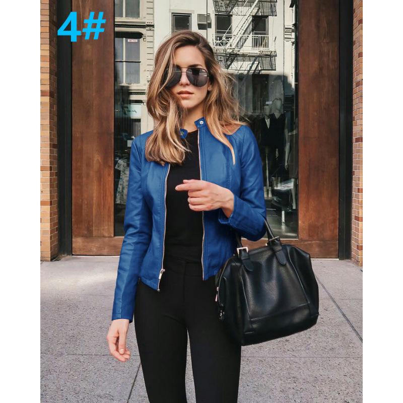2025 Trending European & American Autumn/Winter Women s Fashion Leather Jacket L