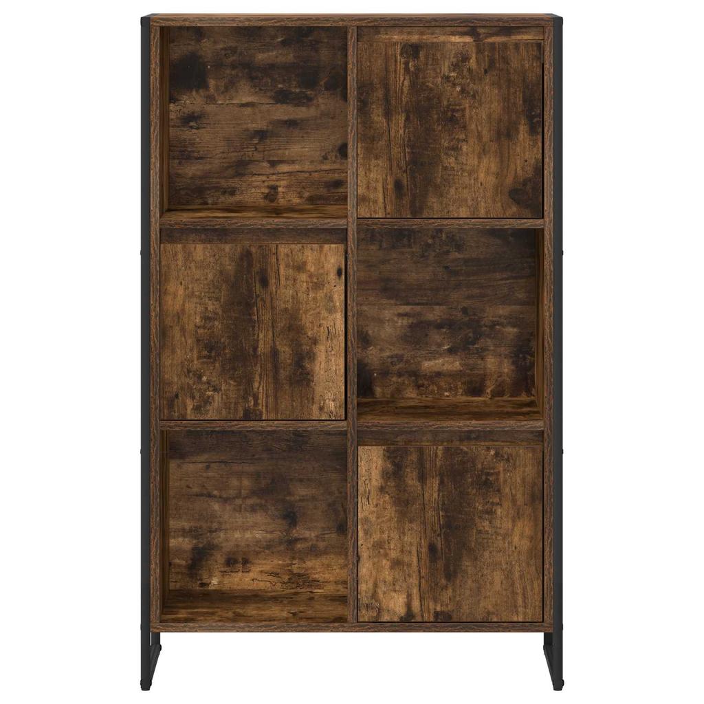 Bookshelf Smoked Oak 68 x 30 x 108.5 cm Particleboard