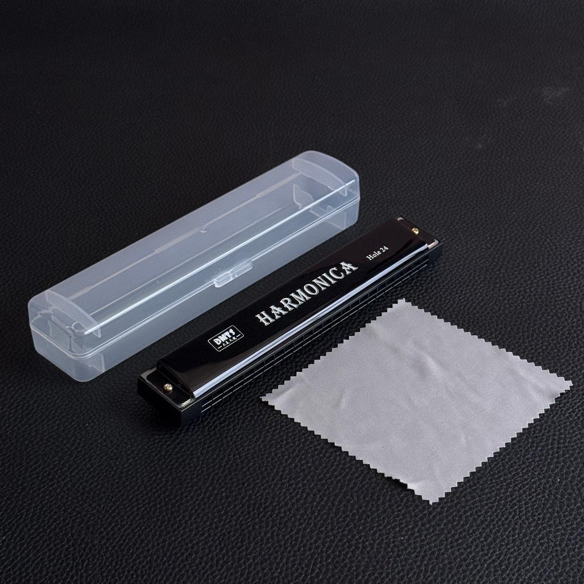 Профессиональная 10-дырочная губная гармоника Miwayer, металлический орган для рта, для начинающих, с чехлом, подарок для начинающих учеников, детей, с чехлом