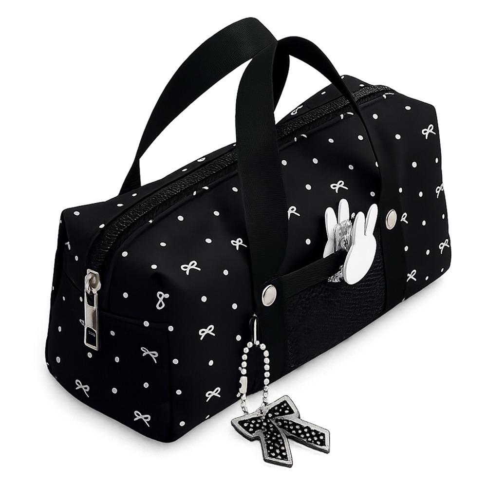 

Black Polka Dot Pencil Case Multi-functional Stationery Bag INS Stationery Organizer Students Gift Only Bag