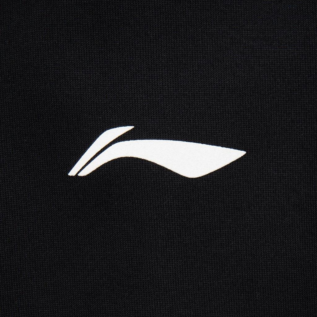 Li Ning Basketball Series Back Letter Hoodie Simple Loose Versatile Sweatshirt Men hoodies AWDW051-5