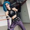 Halloween Cosplay Costume LOL Coswear League Of Legends Battle Of Two Cities Jinx Cosplay Costume Game Anime Game Cos