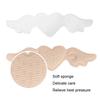 4 Pairs Soft Sponge Wear Resistant Heel Sticker Anti Blister Foot Protective Patch(Beige Thick Type 6mm )