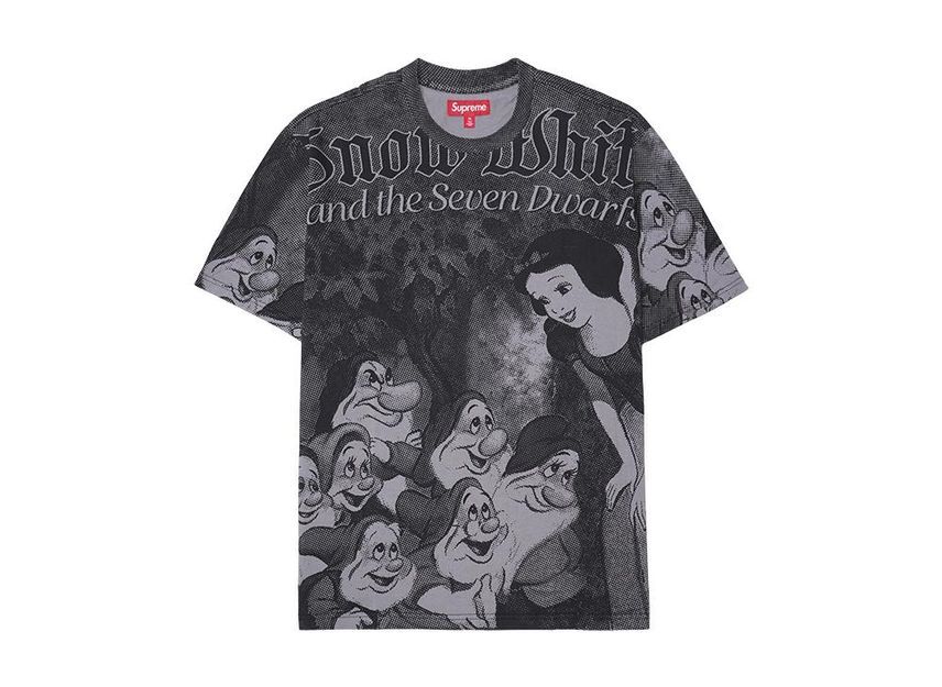 Верх Supreme Белоснежка с коротким рукавом Серый M