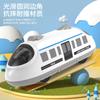 Children'S Inertia Pull-Back Car Simulation High-Speed Rail Train Model Cartoon Dinosaur Animal Baby Toy Car