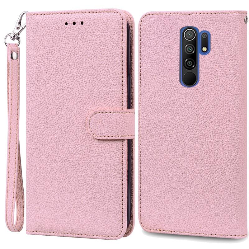 For Redmi 9 Case Soft Silicone Wallet Cover Phone Case For Xiaomi Redmi 9 Case Redmi9 Leather Flip Case Coque Fundas Shell