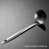 Qianxing 304 Stainless Steel Large Thin Hot Pot Spoons (10-Pack)