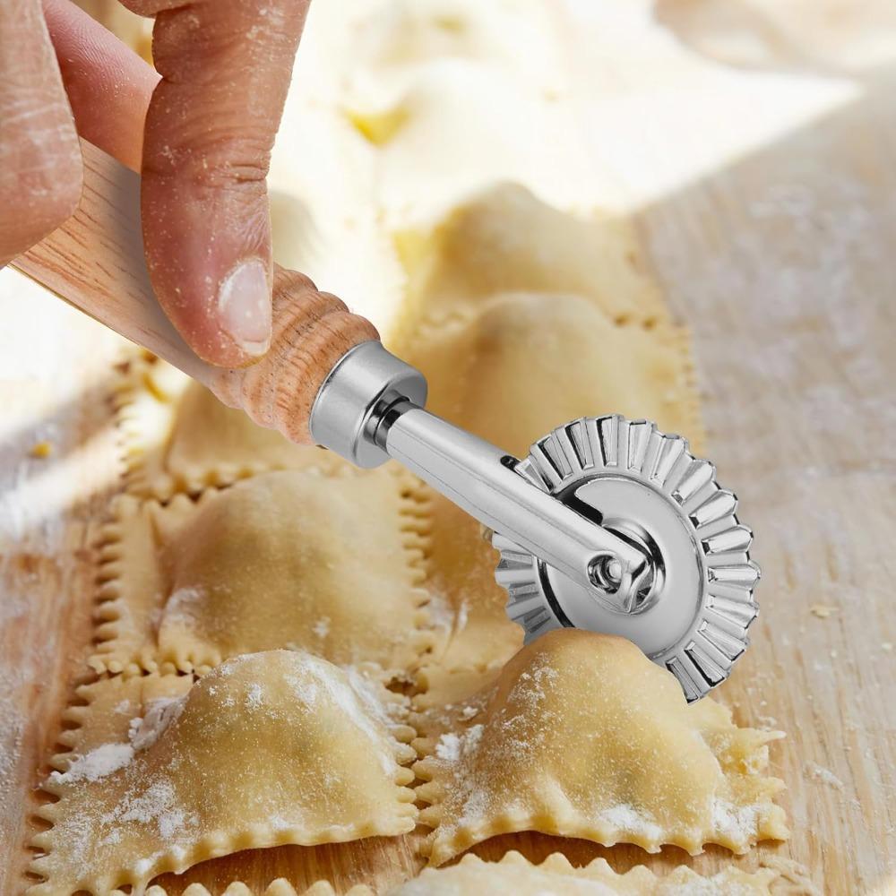 Zinc Zinc Zinc Alloy Pie Embossed Edge Cutter Handheld Side-Embossed Biscuit Mold Pasta Mold  Kitchen Gadgets