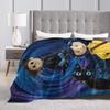 Coralines Blanket Quality Warm Soft Horror Cartoon Throw Blanket Winter Girls Boys Living Room Funny Bedspread