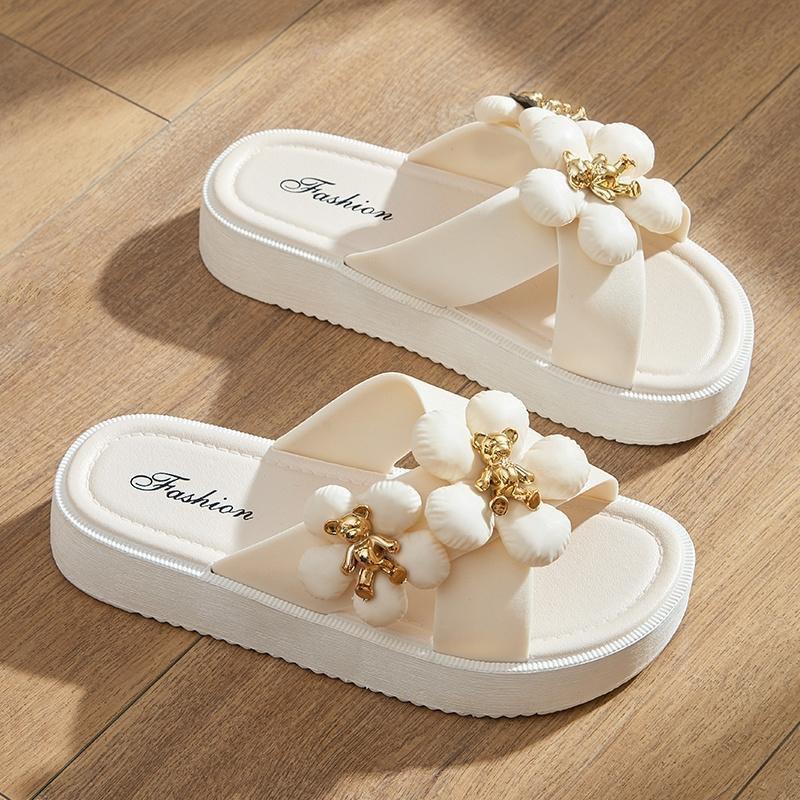 Order A Size Up Summer Women's Fashion Slippers - Thick Soled Non-slip Wear-resistant for Indoor & Outdoor