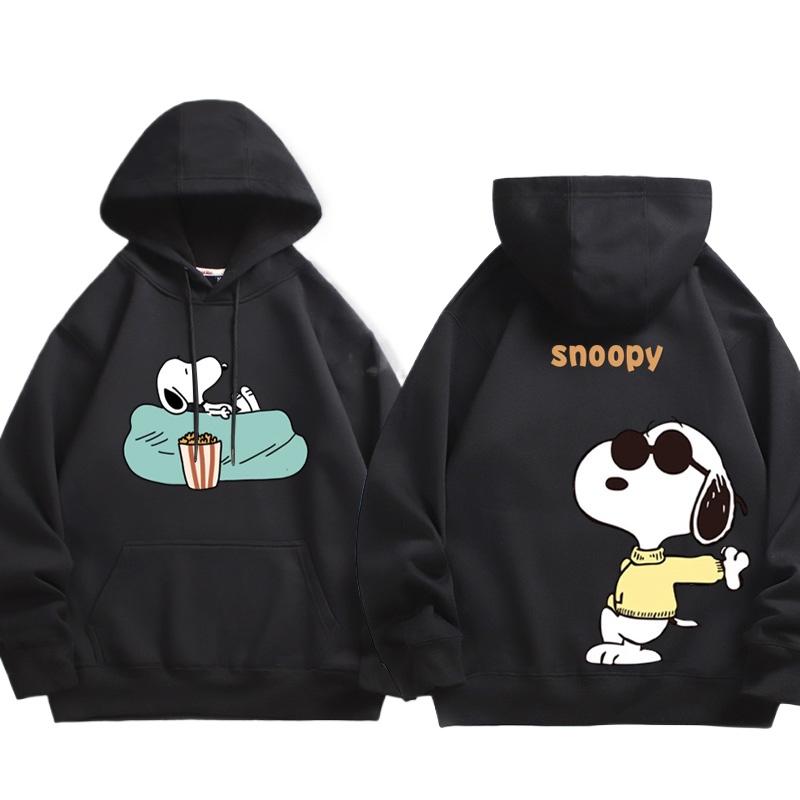 

2025 MINISO Cute Snoopy Cartoon Anime periphery Детские толстовки с капюшоном на весну и осень Новый стиль Одежда для родителей и детей толстовки с капюшоном 140 серый