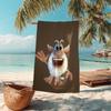 1Pc Magical Bunny Adventure Beach Towel Microfiber Beach Towel Thin Absorbent For Beach Swimming Yoga Bath Sports 0917131