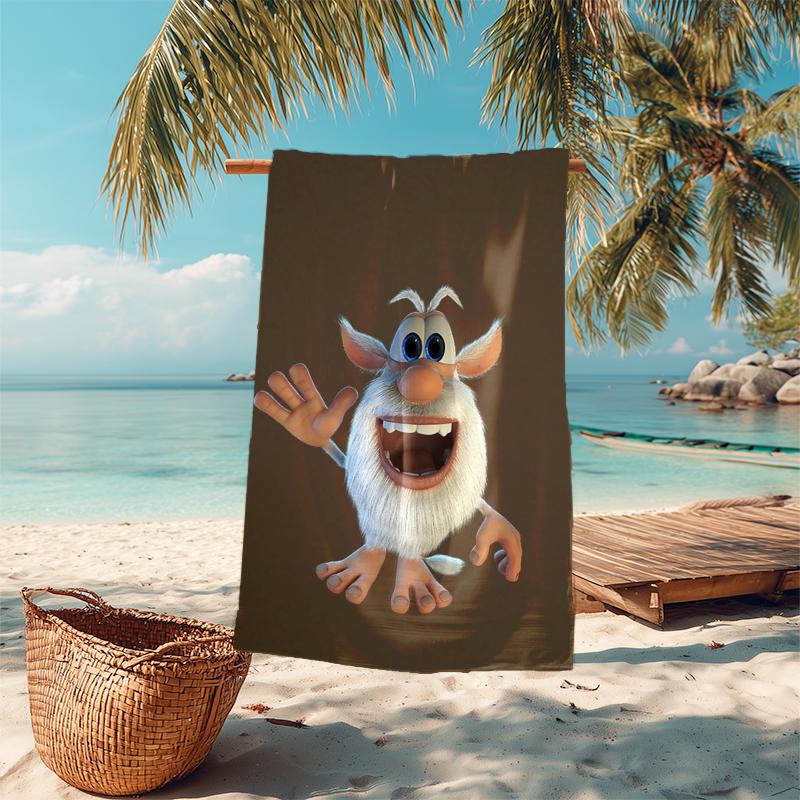 1Pc Magical Bunny Adventure Beach Towel Microfiber Beach Towel Thin Absorbent For Beach Swimming Yoga Bath Sports 0917131