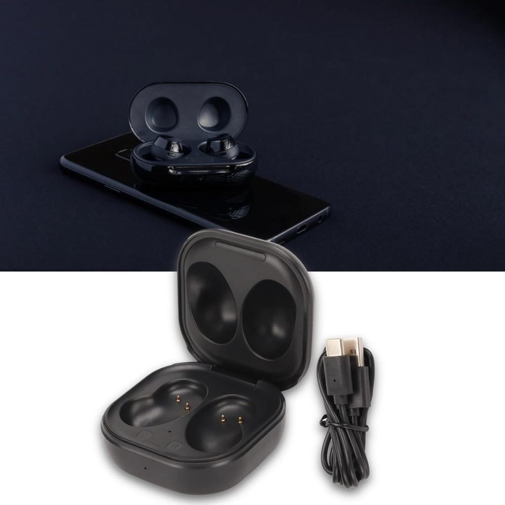 Earbuds Charging Case Replacement USB Earbuds Charger Case Charging Case with Charging Cable for Galaxy Buds Live R180