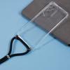 Für Honor 200 5G Klare Hülle Sturzschutz Weiche TPU Handyhülle mit Lanyard