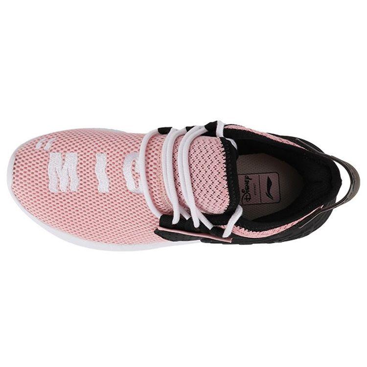 Li-Ning Breathable Mesh Lightweight Casual Sports Shoes Women Sneakers Pink AGLP114-1