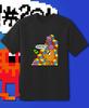 Q Bert Spiel T-Shirt Retro 80er Jahre Shirt Erwachsenen- und Jugendgrößen! Schneller Versand!
