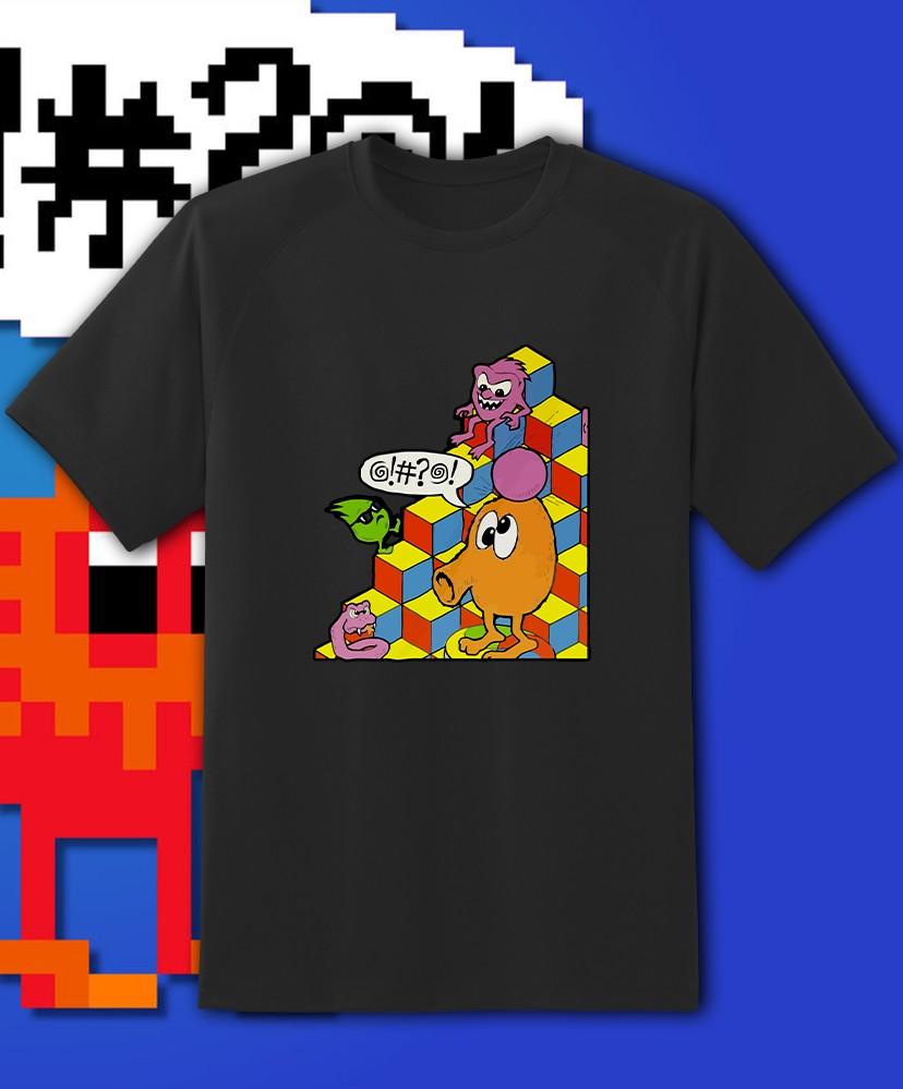Q Bert Game Shirt Retro 80 s Shirt Adult & Youth sizes! Fast Ship! Unisex T-Shirt M