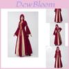 Elegant Red Vampire Costume For Women With Vintage Gothic Design Ideal For Halloween