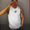 Muscleguys Men's Gym Clothes Bodybuilding TankTop Summer Fitness Sleeveless T-shirt Professional Bodybuilding Vest Mesh Breathable Singlet
