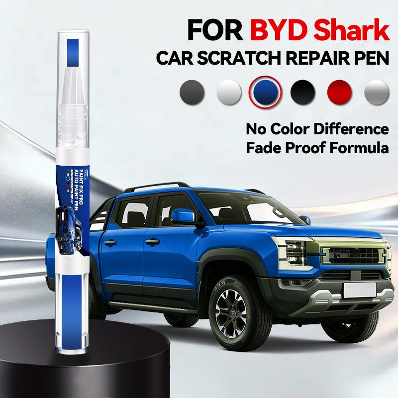Paint Repair Pen Touch Up Scratch Remover DIY Auto Accessories Black White Orange For BYD Shark 2024-2025 DMO Platform