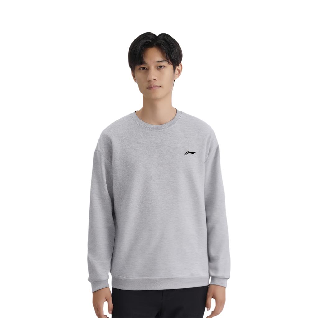 Li Ning Sweatshirt Men's Heather Gray YTLV098-3