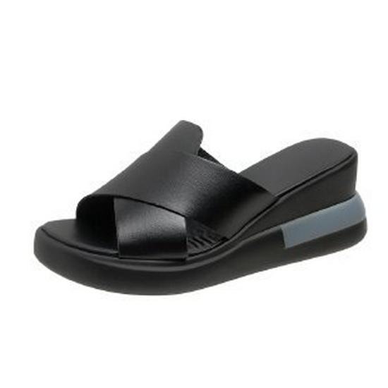 

Женские летние босоножки на платформе и танкетке из мягкой кожи 2021 40